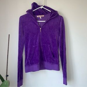 NWT Juicy Couture Purple Velour Hoodie